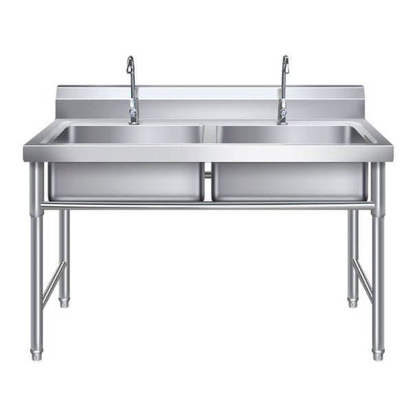 Stainless steel commercial sink