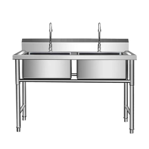 Stainless steel commercial sink