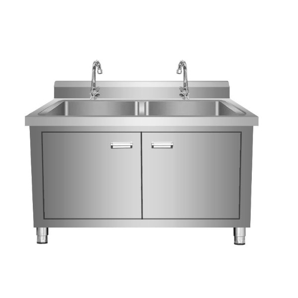 Stainless steel commercial sink