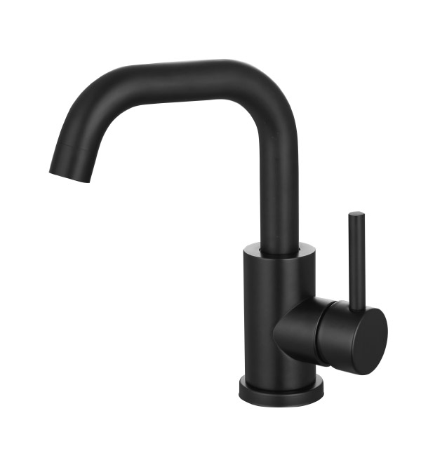 Stainless steel kitchen faucet