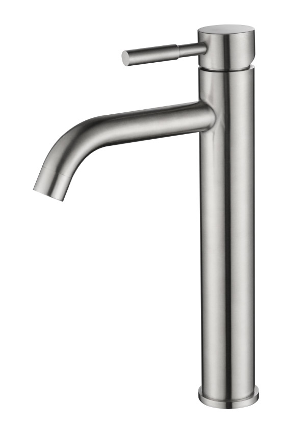 Stainless steel kitchen faucet