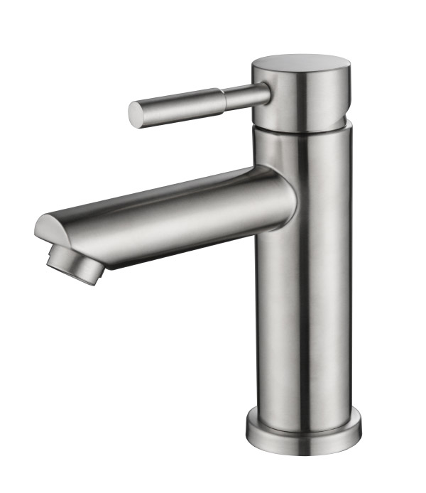 Stainless steel kitchen faucet