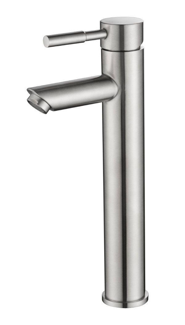 Stainless steel kitchen faucet