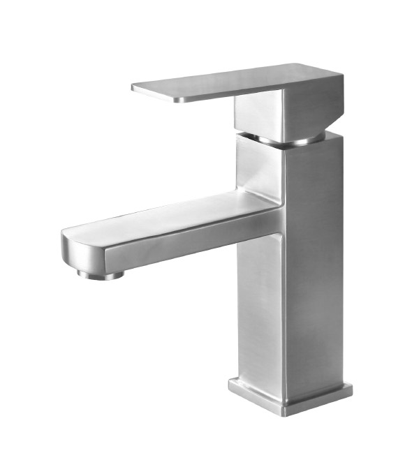 Stainless steel kitchen faucet