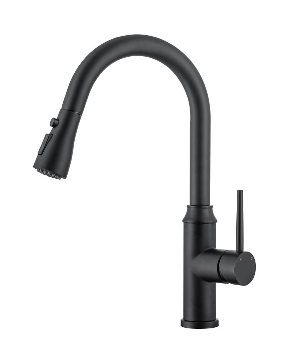 Stainless steel kitchen faucet