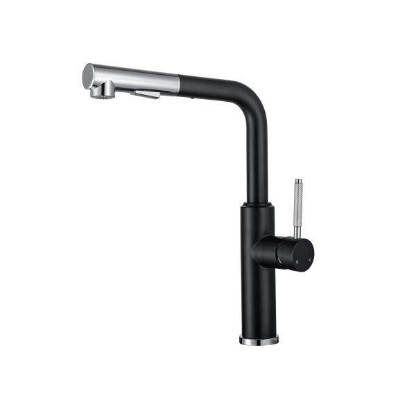 Stainless steel kitchen faucet