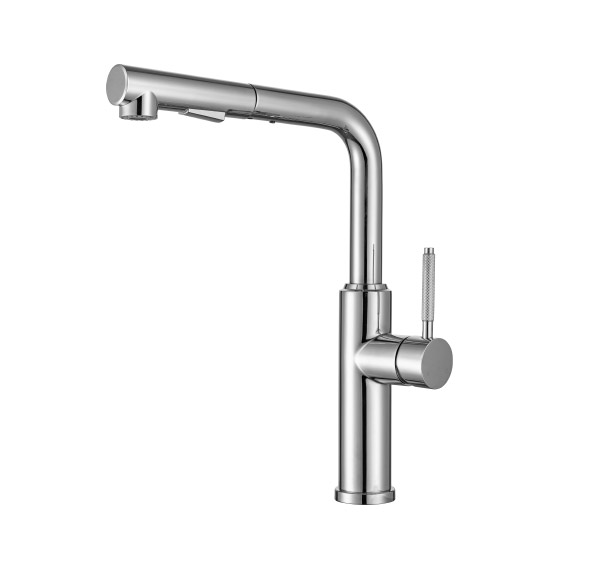 Stainless steel kitchen faucet