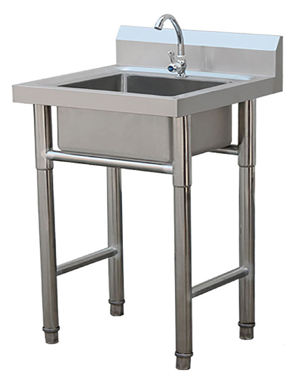 Stainless steel sink cabinet