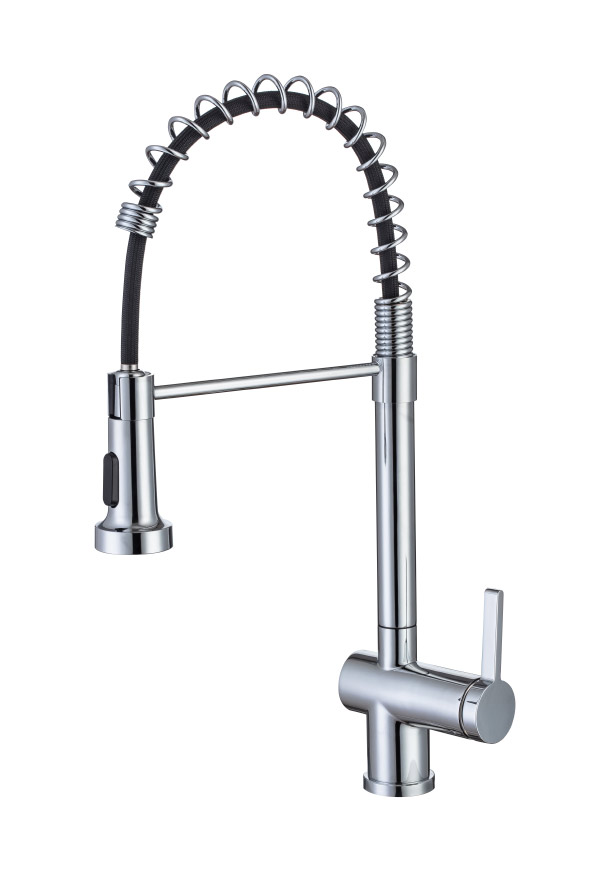 Stainless steel kitchen faucet