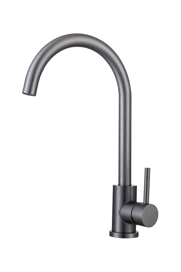 Stainless steel kitchen faucet