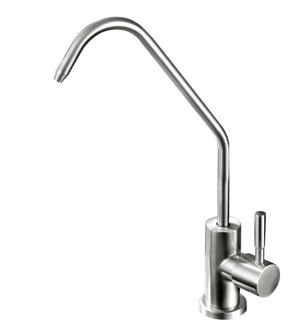 Stainless steel kitchen faucet