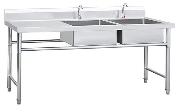 Stainless steel sink cabinet