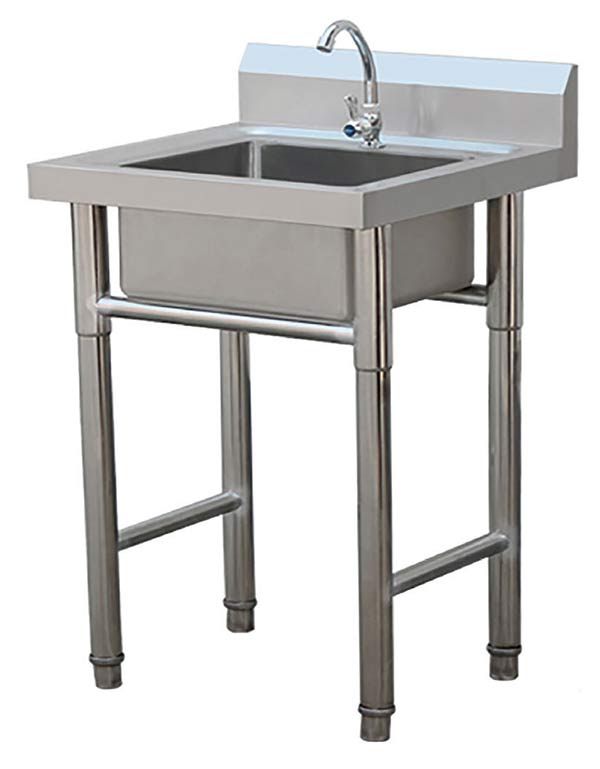 Stainless steel sink cabinet