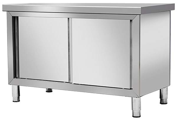 Stainless steel sink cabinet