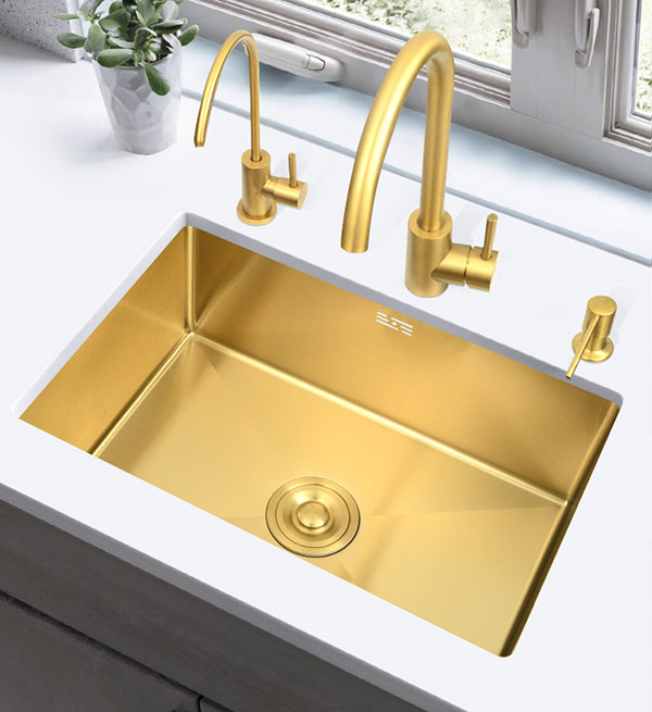 Stainless steel handmade sink